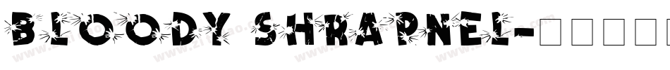 Bloody shrapnel字体转换